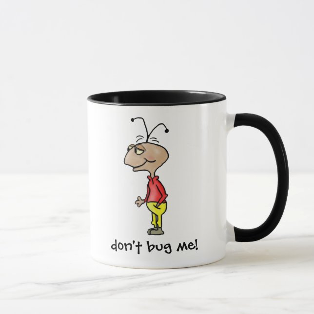 Mug Insecte de bande dessinée (Droite)