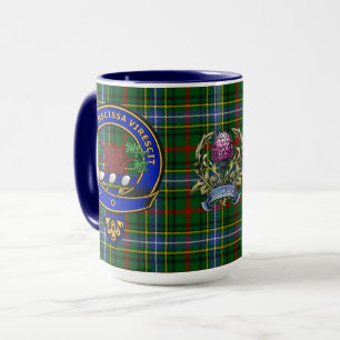 Mug Insigne de clan Bisset & Tartan