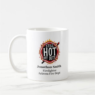 Mug Insigne de pompier unique en Croix de Malte rouge