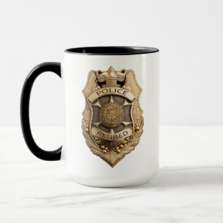 Mug Insigne d'or de l'application de la loi pour la re
