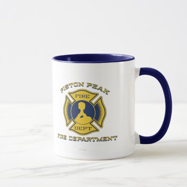 Mug Insigne du service d'incendie de Piston Peak (Droite)