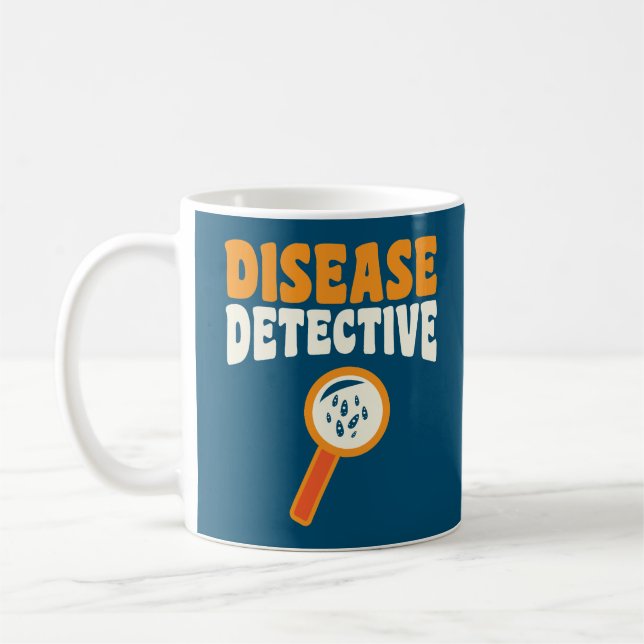 Mug Inspecteur de la maladie - Epidémiologiste drôle (Gauche)