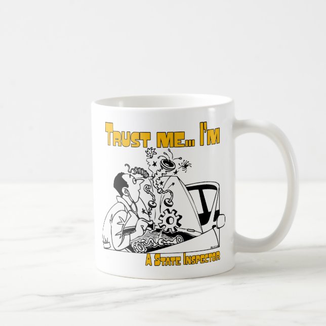 Mug Inspecteur de l'État Faites-moi confiance (Droite)