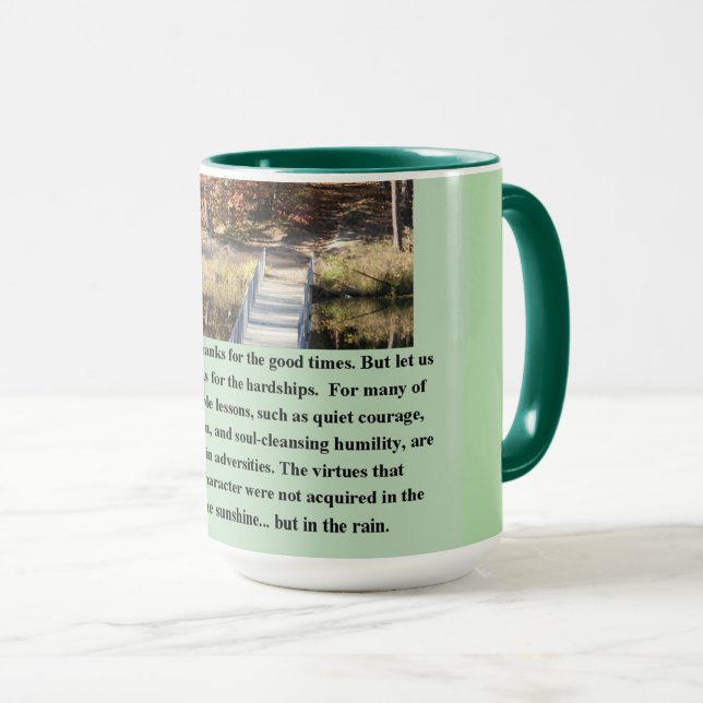 Mug Inspiration Quiet Courage (Devant droit)