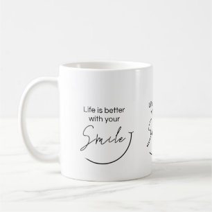 Mug Inspirational Minimalist Typography Quote Gift