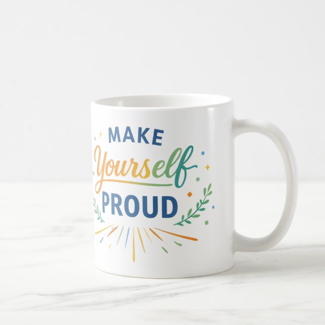 Mug Inspirational Positive Quote Design (Droite)