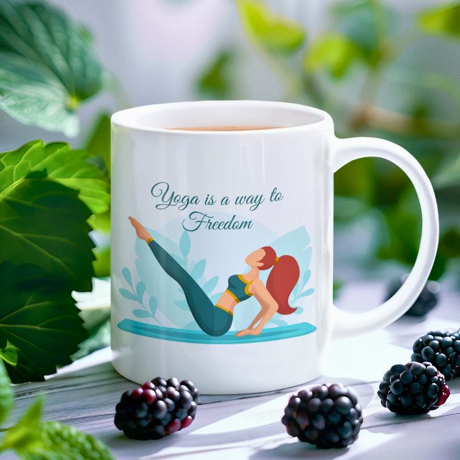Mug Inspirational Yoga Lover Cadeau - Personnalisable (Créateur téléchargé)