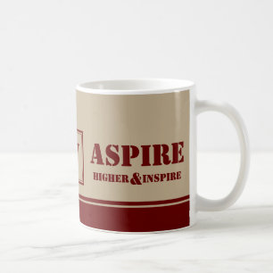Mug Inspirationnel ASPIRE HAUT INSPIRE Motivationnel
