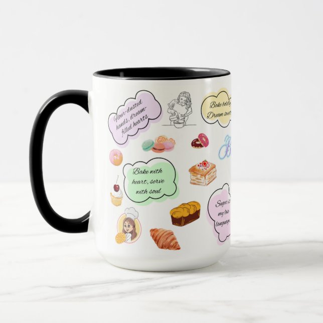 MUG INSPIRATIONNEL POUR CHEFS/BAIGNOIRES DE PÂTISS (Gauche)