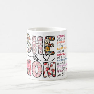 Mug Inspirationnelle Elle Est Maman Aimée