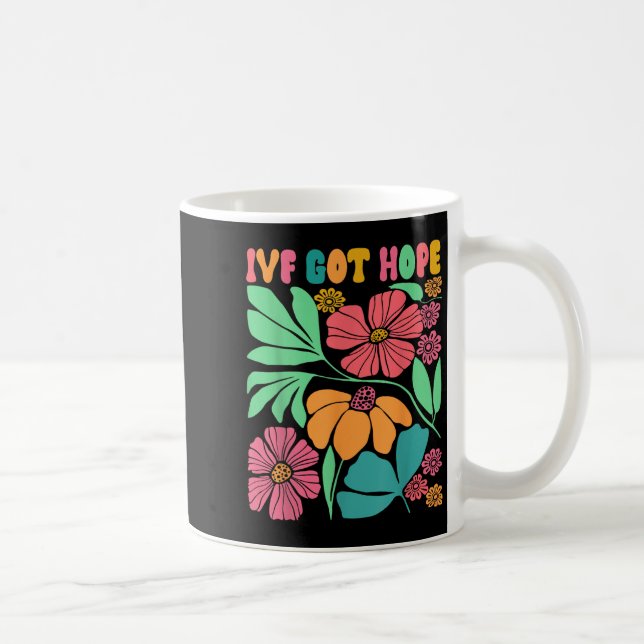 Mug Inspiré Motivationnel Ivf Mama Fleur sauvage Ivf M (Droite)