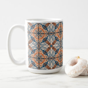 Mug Inspiré par la Turquie : Texturé Marine & Terracot