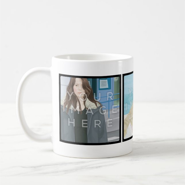 Mug Instagram 3 conceptions classiques (Gauche)