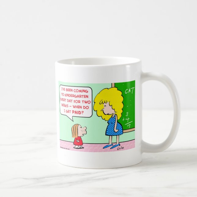Mug institutrice gardienne payée (Droite)