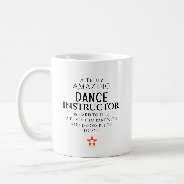 Mug Instructeur de danse incroyable difficile à trouve (Gauche)