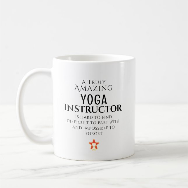 Mug Instructeur de yoga incroyable difficile à trouver (Gauche)