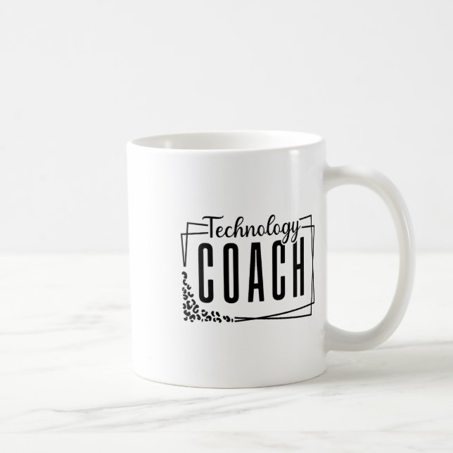 Mug Instructional Technology Coach Cool Design For Tea (Droite)