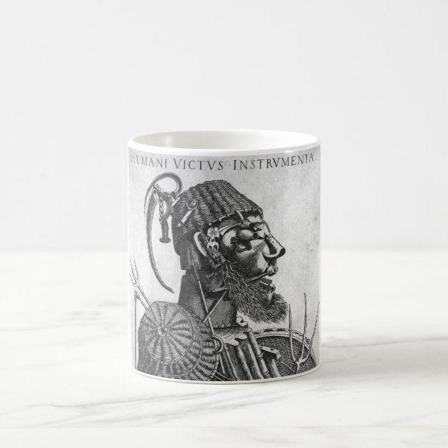 Mug Instruments de subsistance humaine, Arcimboldo (Centre)
