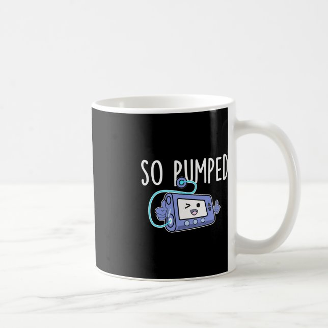 Mug Insuline Fun Pompe Diabétique Diabète Aware (Droite)