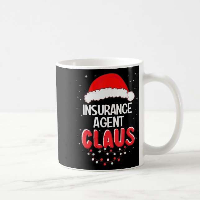 Mug Insurance Agent Santa Claus Christmas Matching Cos (Droite)