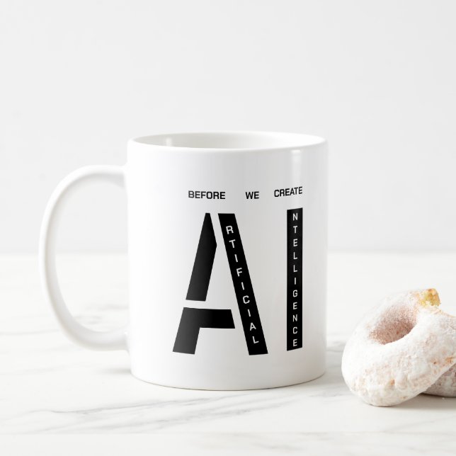 Mug Intelligence Artificielle moderne et simple (Avec donut)