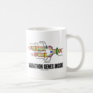 Mug Intérieur de gènes de marathon (reproduction