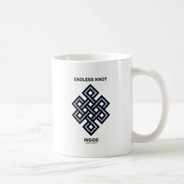 Mug Intérieur sans fin de noeud (psyché/psychologie) (Droite)