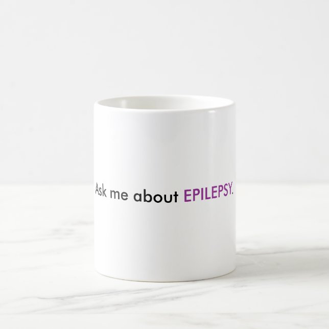 Mug Interrogez-moi au sujet de l'ÉPILEPSIE (Centre)