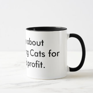 Mug Interrogez-moi au sujet des chats microwaving