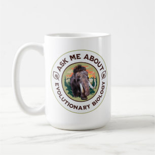 Mug Interrogez-moi sur la biologie évolutive Mammouth 
