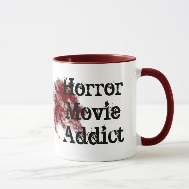 Mug intoxiqué de film d'horreur (Droite)