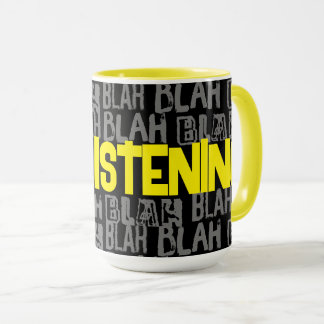 Mug Introduire INTJ anti social pas d'écoute blah blah