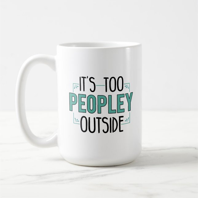 Mug Introvert Coworker Anniversaire Gag cadeau (Gauche)