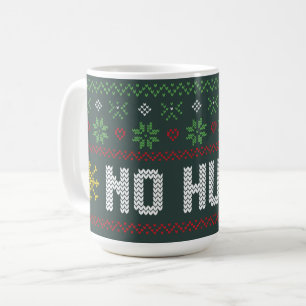 Mug Introvert No Hugs Funny Ugly Sweat de Noël