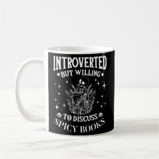 Mug Introverted Mais Prêt À Discuter De Livres Épicés 