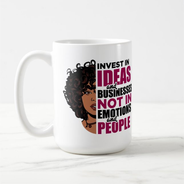 Mug Investir dans des idées et des entreprises non dan (Gauche)