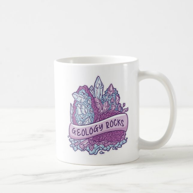 Mug Invitation de pierres géologiques (Droite)