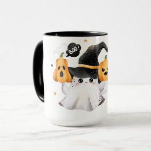 Mug "Invitation Éffrayante à la fête d'Halloween - Boi