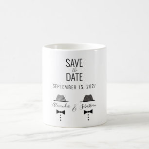 Mug Invitation simple de mariage gay pour sauver la da