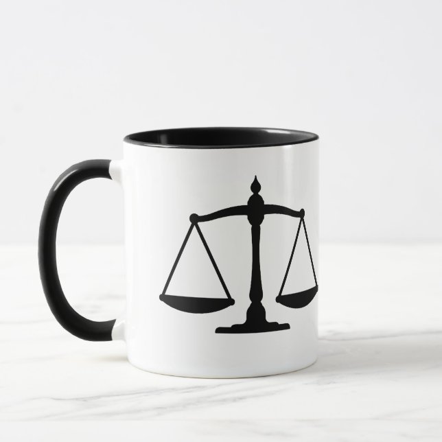 Mug Ipsa Loquitur Scales de la justice (Gauche)