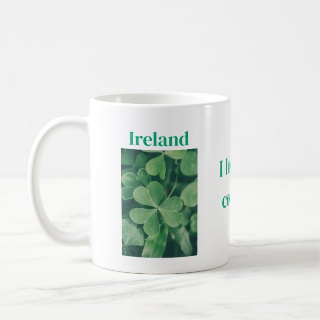 Mug Ireland, I love my country (Gauche)