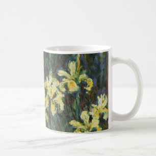 Mug Iris jaunes par Claude Monet, Beaux-arts vintage