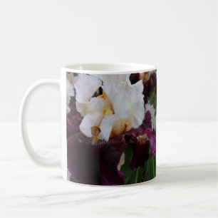 Mug Iris violet et blanc