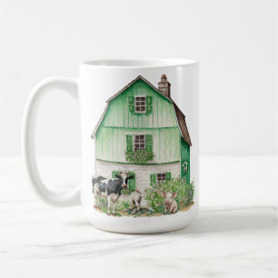 Mug Irish Farmhouse   Green Barn