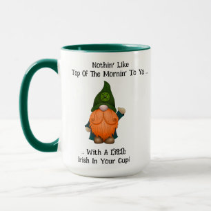 Mug Irish Gnome St. Patarick's Day