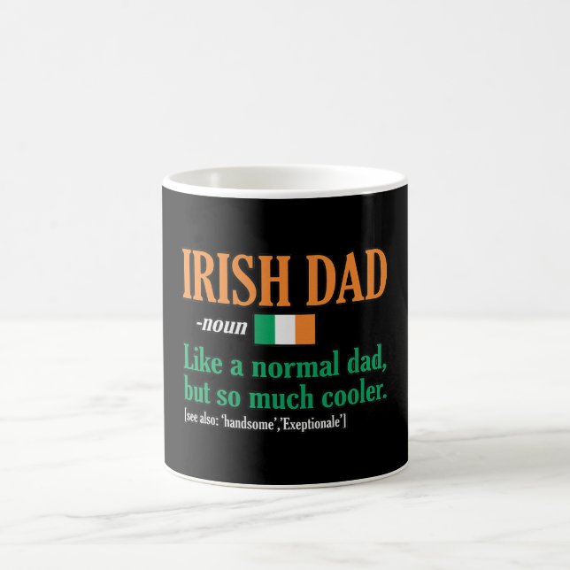 Mug Irish Papa Définition Père Day Papa Père Papa Père (Centre)