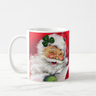 Mug Irish Père Noël, Irish Christmas, Ireland Mug,