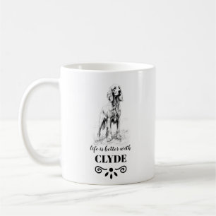 Mug Irish Setter Life est meilleur avec Custom Dog Nam