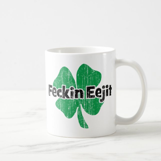 Mug Irlandais Feckin Eejit (Droite)