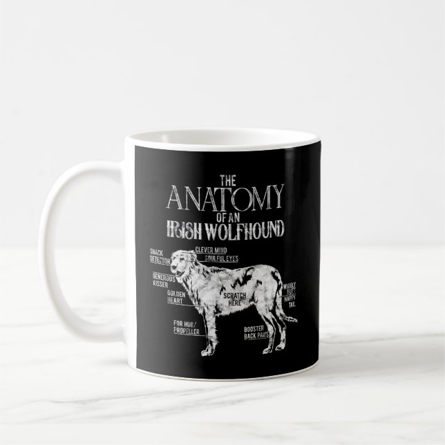 Mug Irlandais Wolfhound Dog (Gauche)
